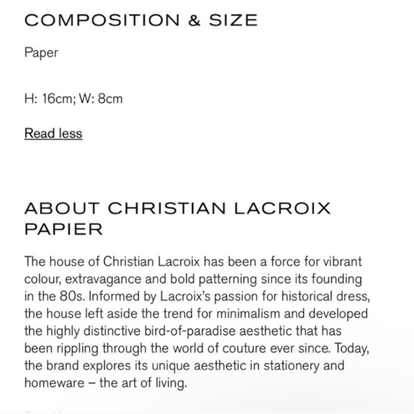 Christian LaCroix Paris Ombré Sticky Note Folio - Picture 3 of 3